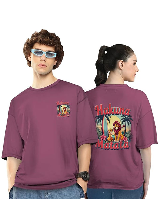Couple T-Shirts Cotton | Oversized Tshirt for Men Women Love (Set of 2 | Regular Fit | OSHS CT2)