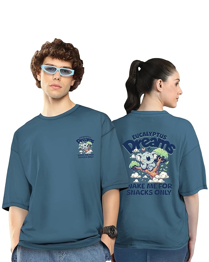 Couple T-Shirts Cotton | Oversized Tshirt for Men Women Love (Set of 2 | Regular Fit | OSHS CT2)
